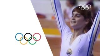 Nadia Comaneci  First Perfect 10  Montreal 1976 Olympics [upl. by Zanlog371]