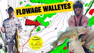 River flowage WALLEYES with Angler X BIG FISH LANDED [upl. by Yand518]