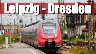 Doku Bahnstrecke Leipzig  Dresden  RE50 quotSaxonia Expressquot Teil1 [upl. by Eiramannod]