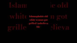 Islamophobic woman ran away from her bible islamicfeminism womensrightinislam [upl. by Aramak]