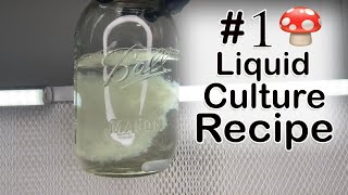 My New Favorite Liquid Culture Recipe for Growing Mushrooms [upl. by Belac375]