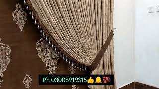 🔔Beautiful👈 Design 👌Of🌟 Blind💝 And 🪟Curtains💐 Fitting 💫And 👍Setting 💯By Nadeem kamran 💒🌹 [upl. by Gapin496]