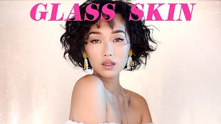 HOW TO GET KOREAN GLASS SKIN MAKEUP  GRWM Skincare Routine amp Short Hair Tutorial [upl. by Nauj]