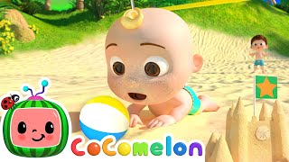 Beach Song  CoComelon 🍉  Nursery Rhymes [upl. by Sugirdor]