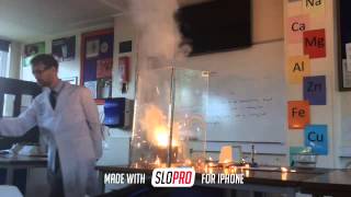 Aluminium  Iron oxide experiment [upl. by Nonnel539]