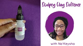 How to Use Sculpey Liquid Clay Softener I How to condition or revive polymer clay [upl. by Jennee]