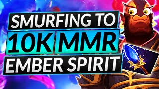 How to RANK UP with EMBER SPIRIT  Its EASY  INSANE CARRY and Mid Tips  Dota 2 Guide [upl. by Ravaj183]