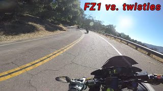 RAW FZ1 in the Twisties [upl. by Nayt104]