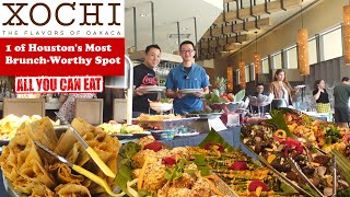 The 39person OAXACAN Sunday Brunch Buffet with TimLeeLetsGo  Xochi  The Flavors of Oxaca  Houston [upl. by Aicrag]