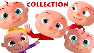 Five Little Babies Collection  Nursery Rhymes Collection  Cartoon Animation Kids Songs [upl. by Ilahtan675]