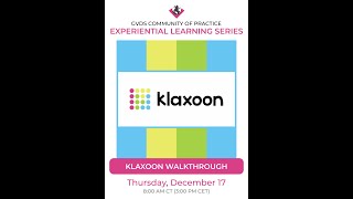 GVDS Community of Practice  Klaxoon Walkthrough [upl. by Persse30]