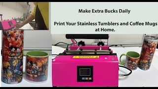 How to Do Sublimation Print on Stainless Tumbler [upl. by Nnaul]