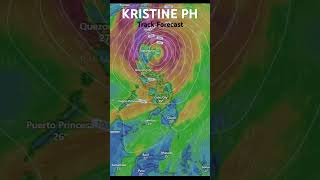 Kristine ph Track Forecast Shorts [upl. by Melva195]