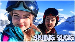 Lizzies First Ski Trip  Skiing Vlog [upl. by Annazus914]