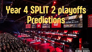 ALGS YEAR 4 SPLIT 2 PLAYOFFS PREDICTIONS [upl. by Narcissus]