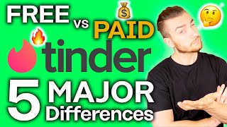 Tinder Free Vs Premium Tinder Do you really need to upgrade [upl. by Etteluap66]