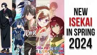 Upcoming New Isekai Realising In Spring 2024 Part2 [upl. by Aihsotan]