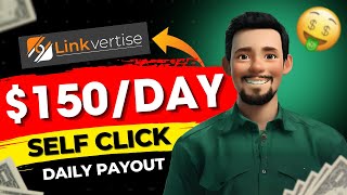 Linkvertise Self Click Se Paise Kaise Kamaye With Payment Proof [upl. by Suravaj]