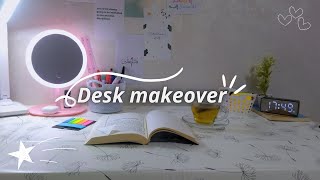 Desk makeover🌷💗غيرت ديكور مكتبي🍭🌷💗 جولة في مكتبي 🌿🤍 [upl. by Nicky270]