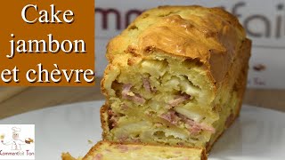 Cake au jambon et au fromage de chèvre  RECETTE CAKE [upl. by Sower]