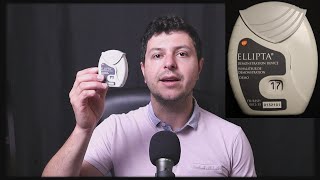 How to use Ellipta inhaler Trelegy Relvar Anoro Breo Incruse [upl. by Ylera]