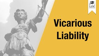 Tort Law  Vicarious Liability [upl. by Abagail]