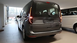 2021 VW Caddy Life 20 TDI 102 hp  Visual Review [upl. by Nemra]