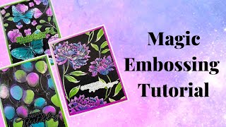 Magic Embossing Tutorial Create Interference Magic with 3D Embossing Folders [upl. by Takakura]