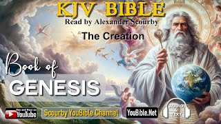 1 New KJV Bible  GENESIS  Audio and Text  by Alexander Scourby  God is Love and Truth [upl. by Nais]