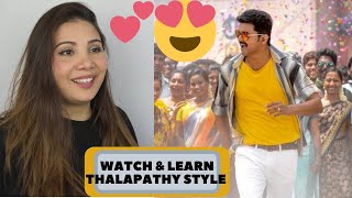 MERSAL Mersal Arasan TAMIL Song Reaction  Vijay  AR Rahman [upl. by Nnaillij717]