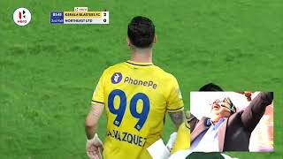 Highlights FC Goa 44 Kerala Blasters Malayalam  Pereyra Diaz brace Cabrera hattrick  KBFC [upl. by Hcirdla166]