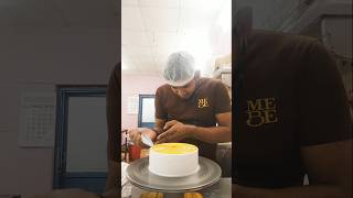 Mirror Glaze finishing cake kcbijiblogs shortsfeed shirtvideo shortsviral ratantata reelstrend [upl. by Ilanos]