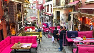 Beyoğlu Istanbul Walking Tour 2019 [upl. by Lorain]