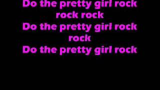 Keri HilsonPretty Girl Rock Lyrics on screen [upl. by Domini]