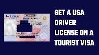 How to Get a Drivers License in the USA with B1B2 Visa Texas [upl. by Gleda]