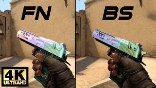 CSGO Desert Eagle  Printstream  Skin showcase and gameplay all floatswear 4K60FPS [upl. by Slade]