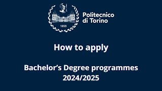 HOW TO APPLY  Bachelors Degree for applicants with NonItalian degree 20242025 [upl. by Spoor]