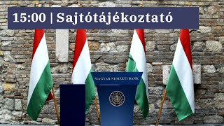 Sajtótájékoztató a monetáris politika aktuális kérdéseiről  2022 április 26 [upl. by Hurff255]