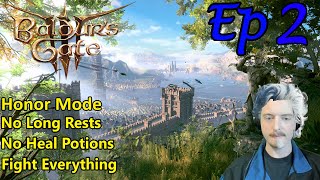 Can I Beat Baldurs Gate 3 Honor Mode with these 9 restrictions  Ep 2 [upl. by Asina447]