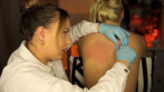 ASMR Chiropractic Skin Pulling Cracking Adjustments amp Physical Assessment  Unintentional Style [upl. by Coffey]