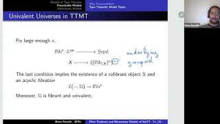 Nima Rasekh Filter products and elementary models of homotopy type theory [upl. by Hendrickson373]