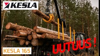 Maatalous KONEMESSUT HKI  KESLA 165 UUTUUS Metsäperävaunu [upl. by Enyluqcaj476]