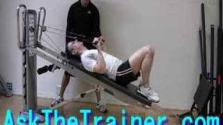 Total Gym Triceps Extensions  Home Arms Toning Workout [upl. by Asusej]