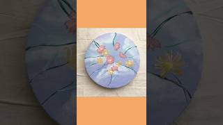 Blooming gesang flower easy painting shorts acrylicpainting flowerpainting [upl. by Thomajan]