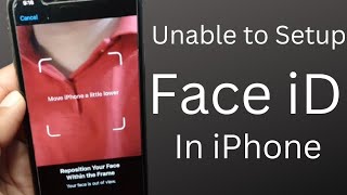 How to fix move iphone a little lowerhigher error in face id  iPhone Face id Reposition [upl. by Aneleh]