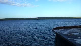 Shetland ferry MV LEIRNA leaving Bressay and arriving into Lerwick Harbour [upl. by Itida779]