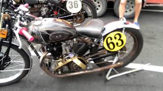 Classic Bikes from Burt Munro Challenge 2015 [upl. by Nojel590]