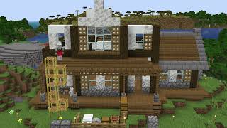 Red Dead House Building Song in Minecraft [upl. by Freyah]