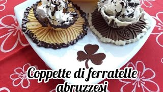 Coppette di ferratelle abruzzesi neole pizzelle [upl. by Dalton]