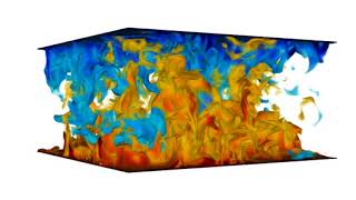 DNS of RayleighBénard convection [upl. by Zelikow]